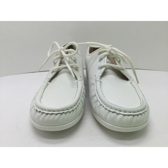 SAS Siesta White Lace Up Loafer Womens 10.5N Comfort Shoes NIB - Picture 4 of 12